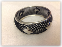 Bracelet- Black Mesh Bangle
