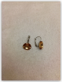 Earrings- Yellow Swarovski 