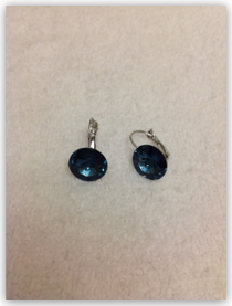 Earrings- Ocean Blue Swarovski