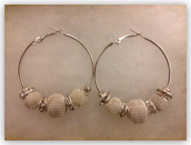 The Katie Collection - Silver Mesh