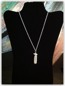 Necklace - Silver Corn