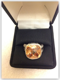 Ring - CZ Citrine